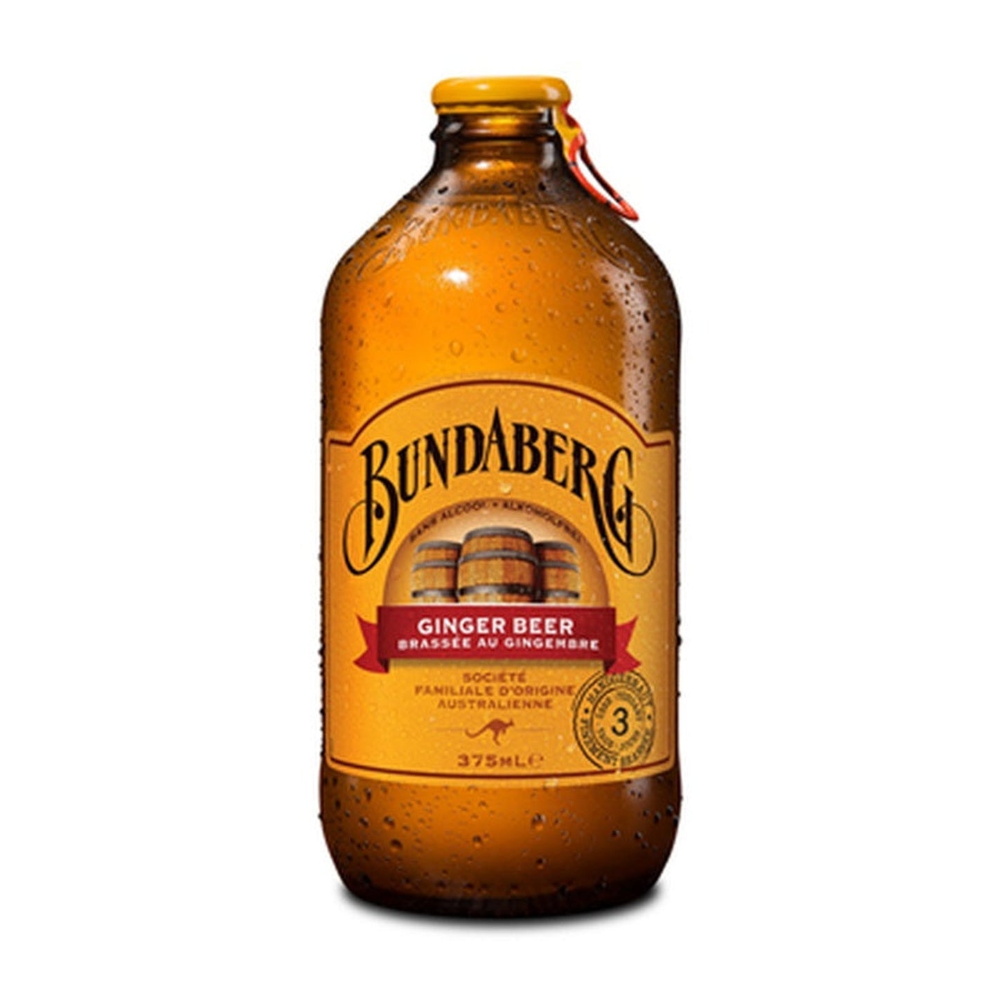 BUNDABERG Bere de Ghimbir 0% SGR 0,375 L
