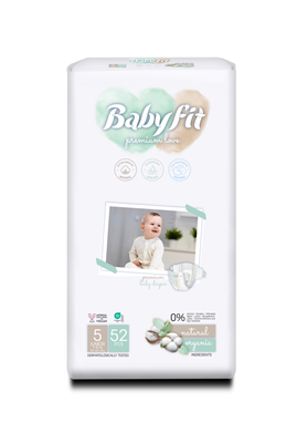 Baby fit Scutece Junior 52 Bucati Numarul 5