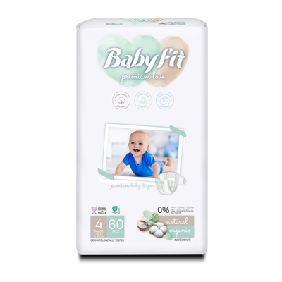 Baby fit Scutece Maxi 60 Bucati Numarul 4