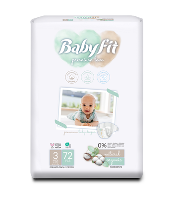 Baby fit Scutece Midi 72 Bucati Numarul 3