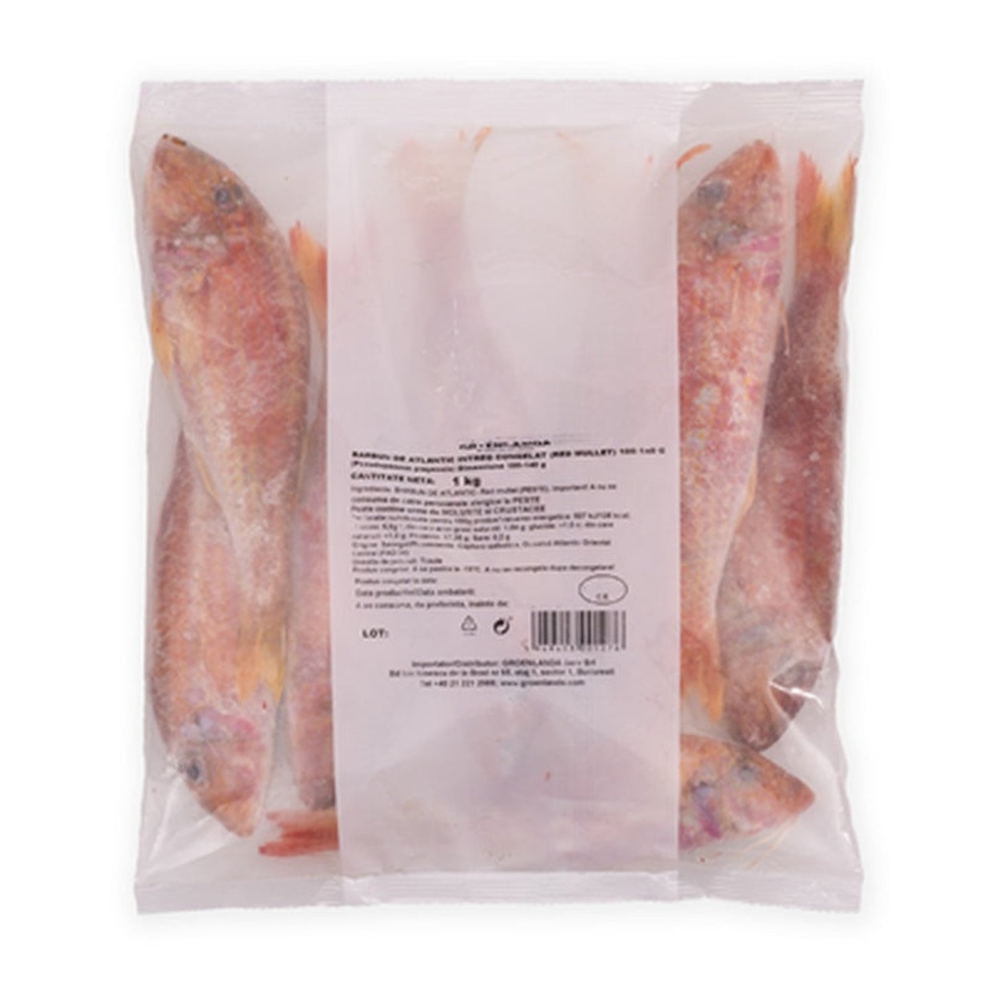Barbun Intreg Calibru 100 - 140 g 1 Kg ❄