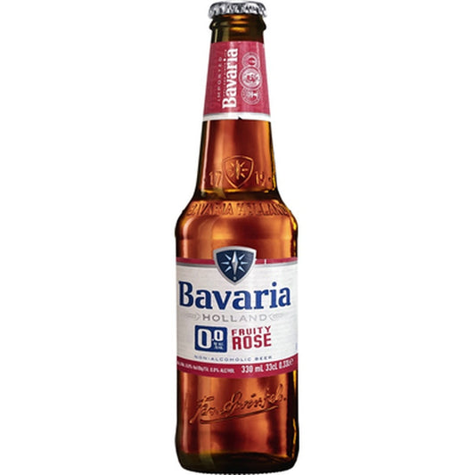 Bavaria Bere AromaFructe Rosii 0% SGR  0,33 L