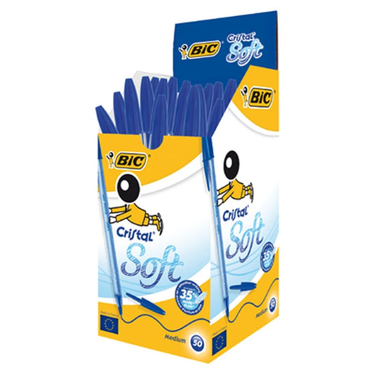 BiC Cristal Soft Pix Albastru