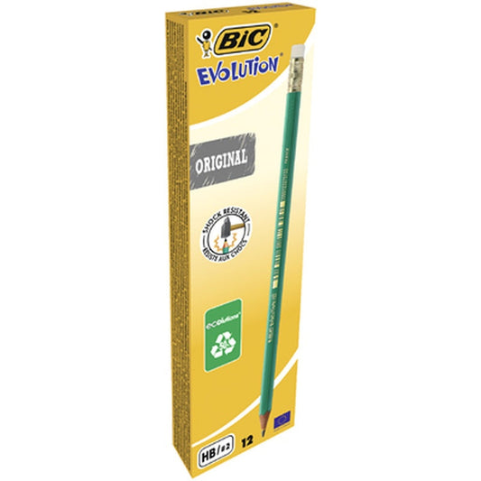 BiC Eco Creione Hb Flexibile cu Guma 12 bucati