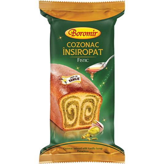 Boromir Cozonac Insiropat Fistic 550 g