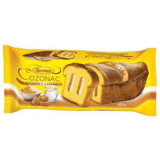 Boromir Cozonac cu Crema Lapte & Caramel 450 g
