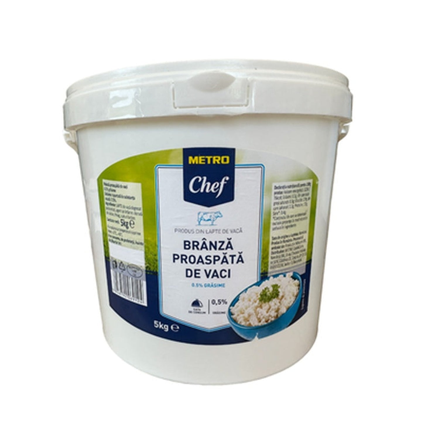 Branza Proaspata de Vaci 0.5% 5 Kg
