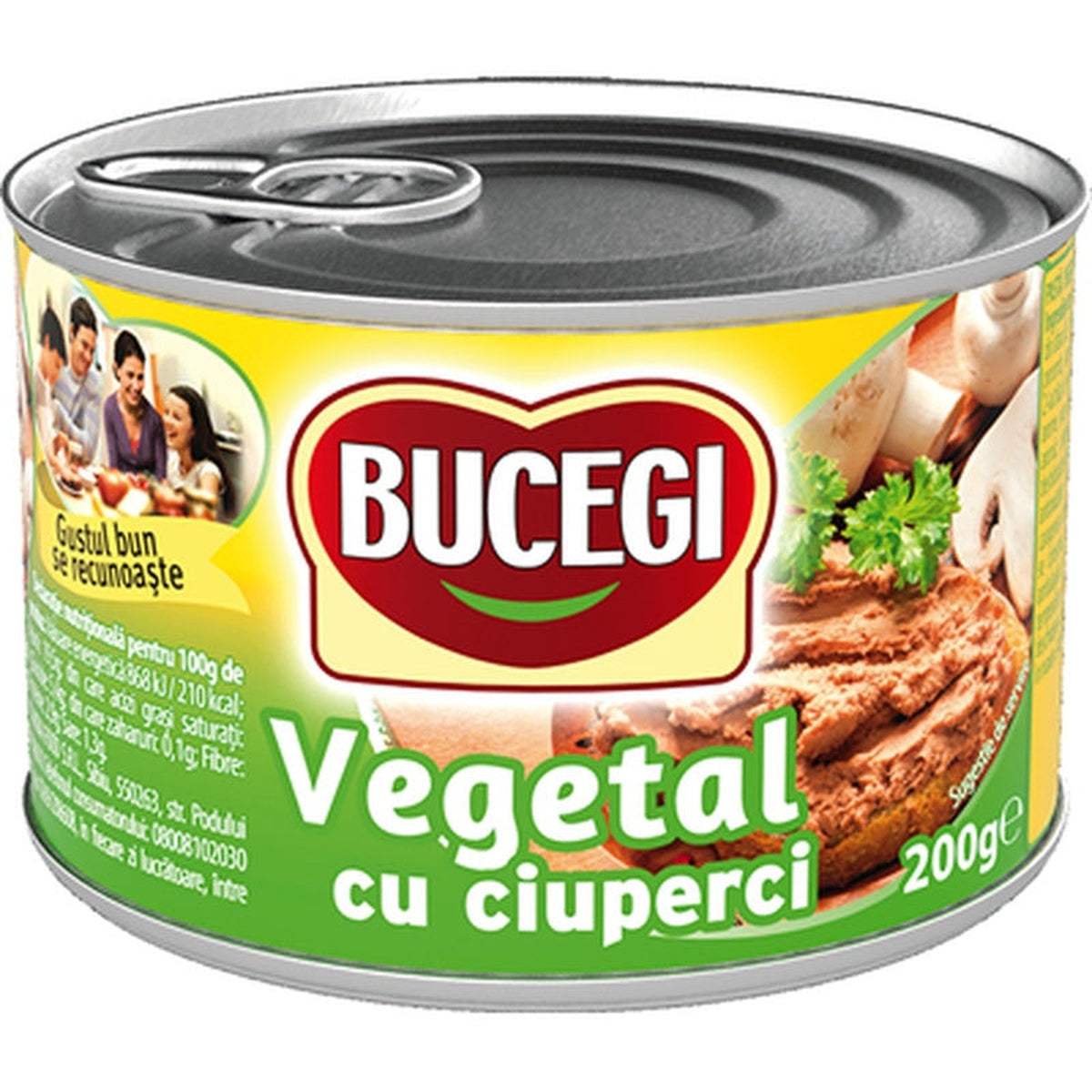 Bucegi Vegetal Ciuperci  200g