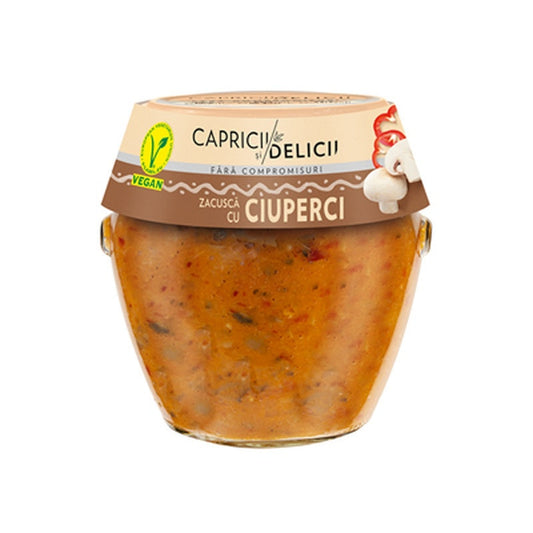 CAPRICII si DELICII Zacusca Ciuperci 550 g