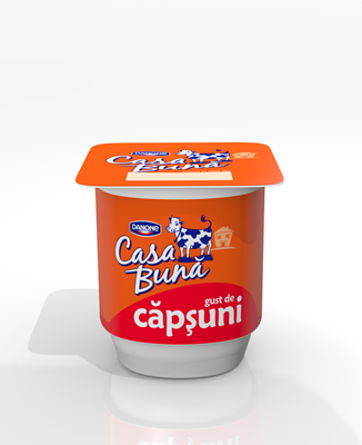 CASA BUNA Iaurt Capsuni 100 g