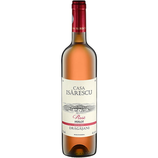 CASA ISARESCU Merlot Dragasani Vin Rose Demisec SGR 0,75 L