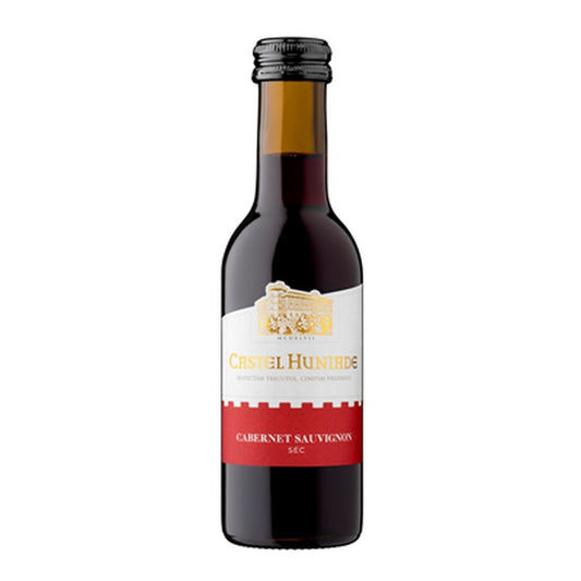 CASTEL HUNIADE Cabernet Sauvignon Vin Rosu Sec SGR 0,187 L