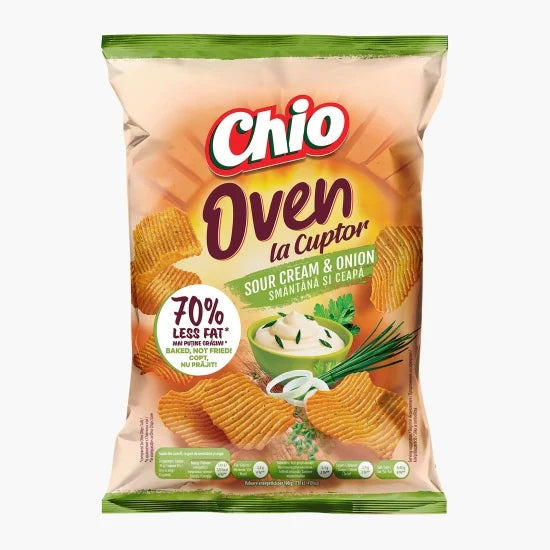 CHIO Oven Chips Cartofi Smantana si Ceapa 100 g - WALTI