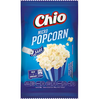 CHIO Popcorn Microunde Sare 4 x 80 g - WALTI