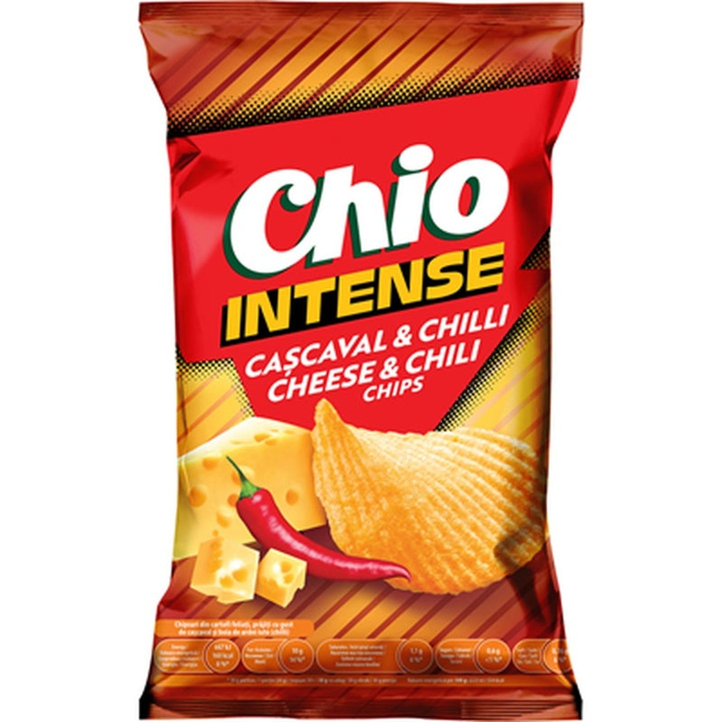 CHIO Chips Cascaval Picant 120 g