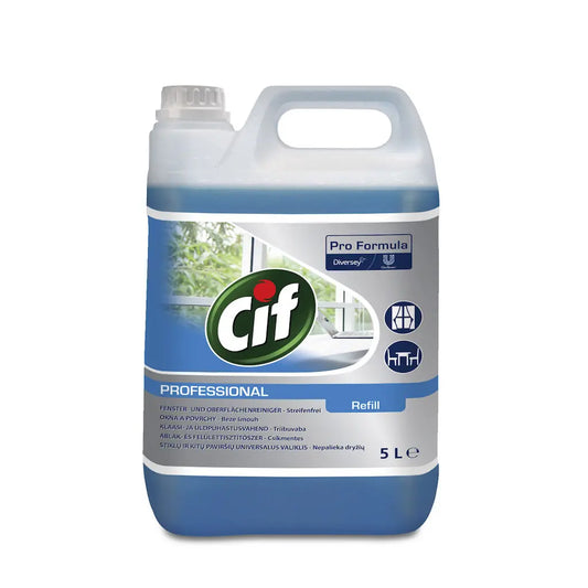 CIF PROFESSIONAL Detergent Geamuri si Suprafete 5 L - WALTI