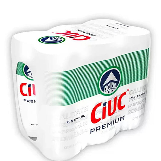 CIUC PREMIUM Bere Blonda Doza SGR 6 X 500 mL