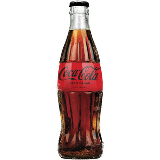 COCA-COLA ZERO ZAHAR Bautura Racoritoare SGR 0,33 L