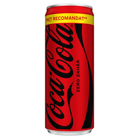 COCA-COLA ZERO ZAHAR Doza SGR 0,25 L