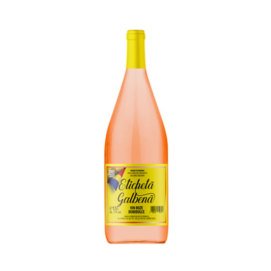 COTNARI ETICHETA GALBENA Vin Rose Demidulce SGR 1,5 L