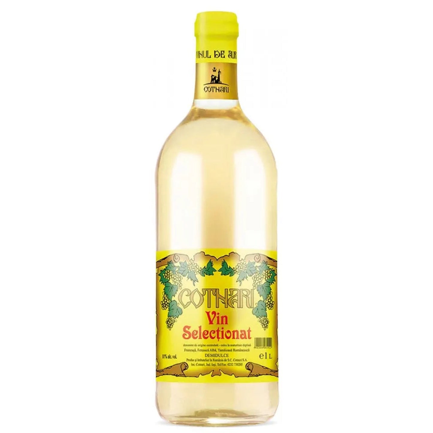 COTNARI SELECTIONAT Vin Alb SGR 1 L