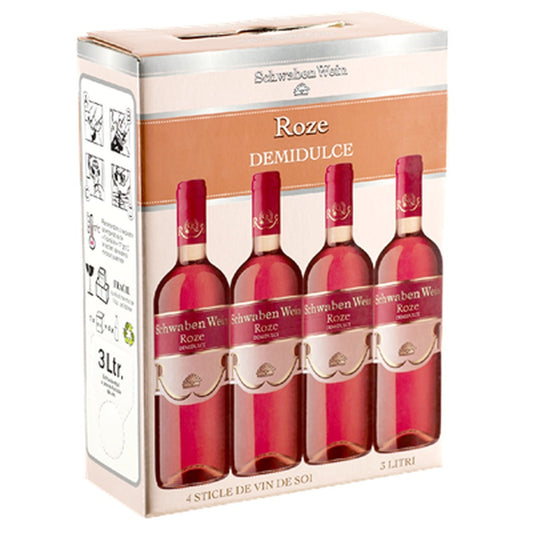 CRAMELE RECAS Schwaben Wein Roze Vin Rose Demidulce Bag in box 3 L
