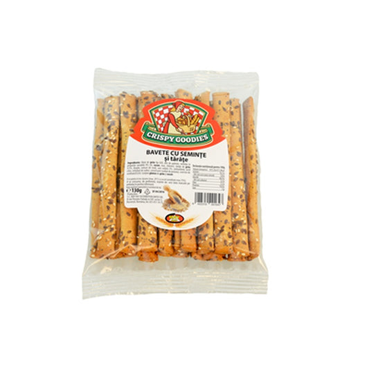 CRISPY GOODIES Bavete Seminte si Tarate 130 g