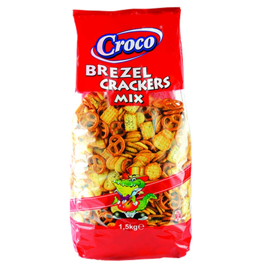 CROCO Mix Brezel & Crackers 1,5 Kg