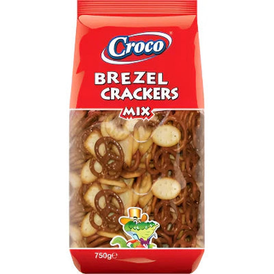CROCO Mix Brezel Si Crackers 750 g