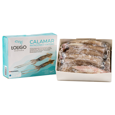 Calamar Patagonia Calibru 10-13 cm 1 Kg ❄
