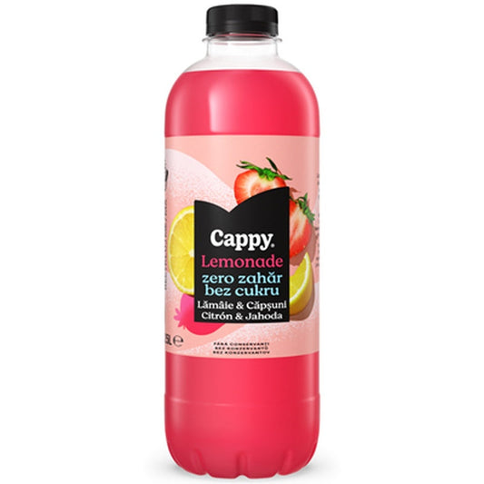 Cappy Bautura Racoritoare Necarbogazoasa cu Lamaie si Capsuni SGR 1,25 L