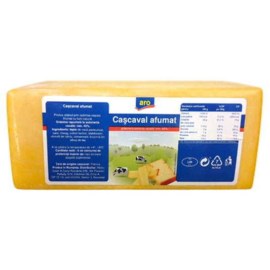 Cascaval Afumat Calup, preț/kg (cca. 2.5 kg)