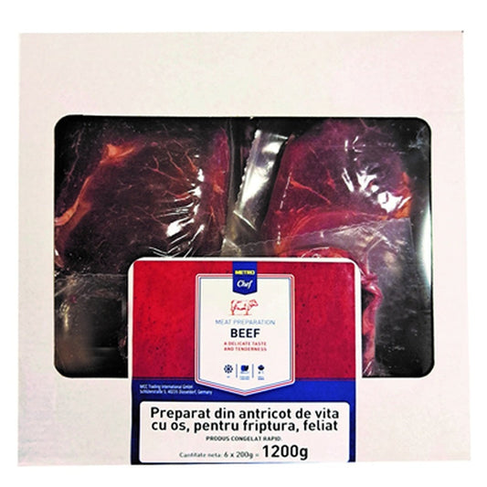 Chef Antricot de Vita cu Os Congelat  200 g ❄
