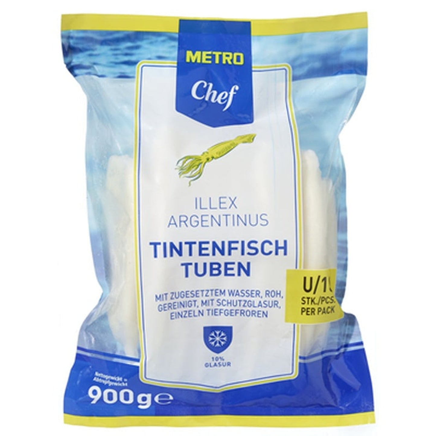 Chef Calamar tub U10 900g ❄