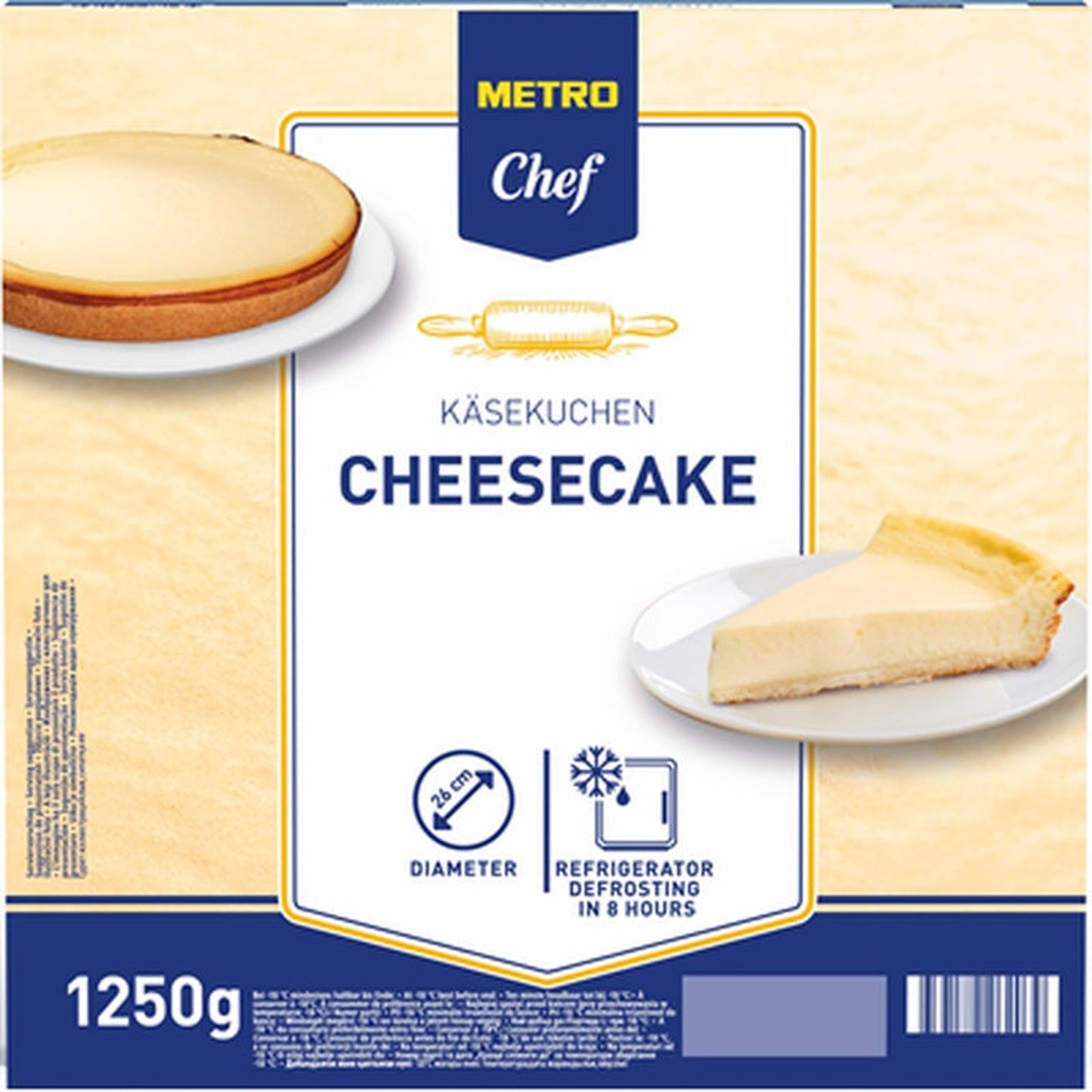 Chef Tarta Cheesecake 1,25 Kg ❄