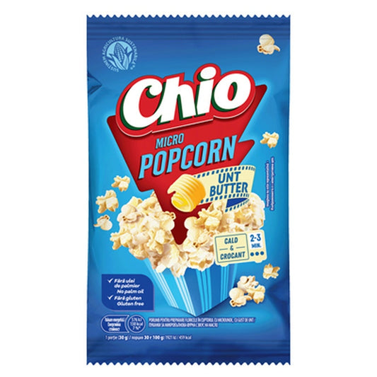 Chio Popcorn Microunde Unt 80 g