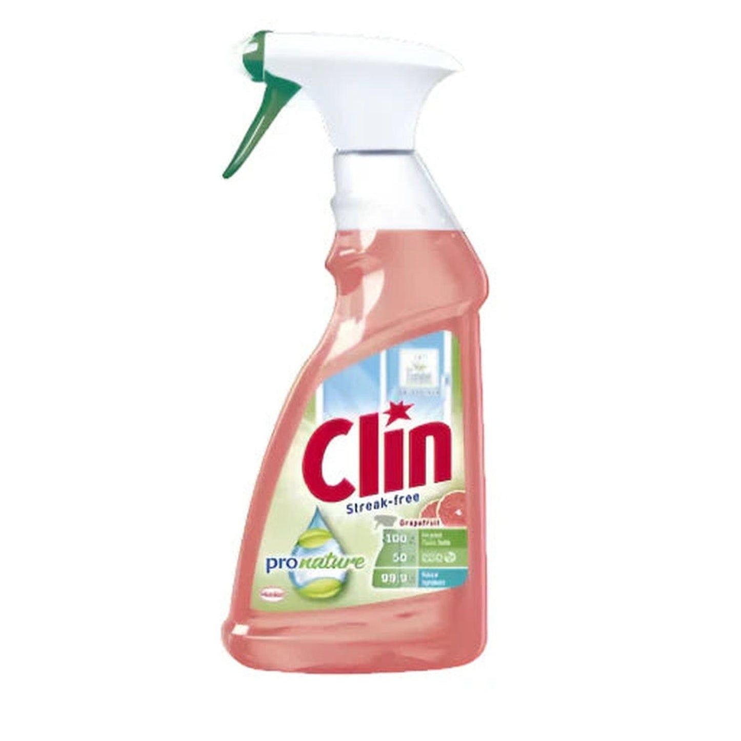 Clin Detergent Geamuri cu Pulverizator Parfum Grapefruit 500 ml