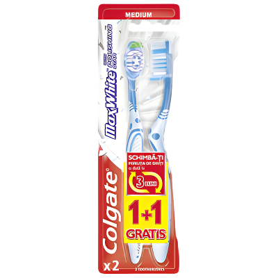 Colgate Periuta Dinti Alb Max White 2 bucati