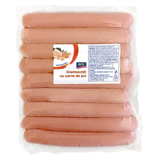 Crenvursti cu Carne de Pui 1 kg