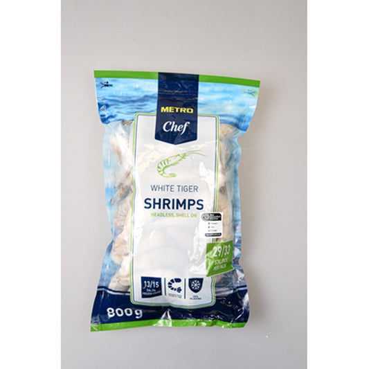 Creveti Calibru 13/15 fara Cap Nedecorticati Congelati 800 g