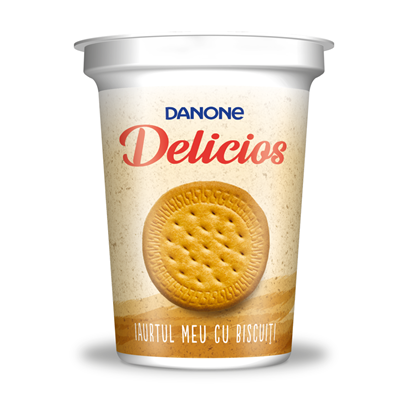 DANONE Delicios Iaurt cu Biscuiti 400 g
