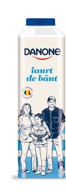 DANONE Nutriday Iaurt Natural de Baut 490 g