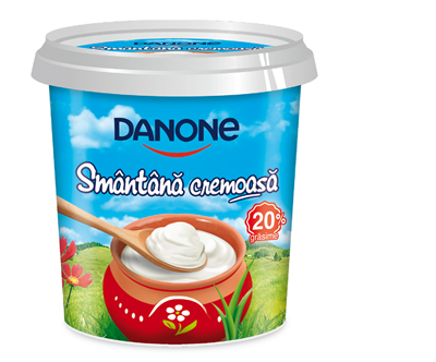 DANONE Smantana 20% grasime 850 g