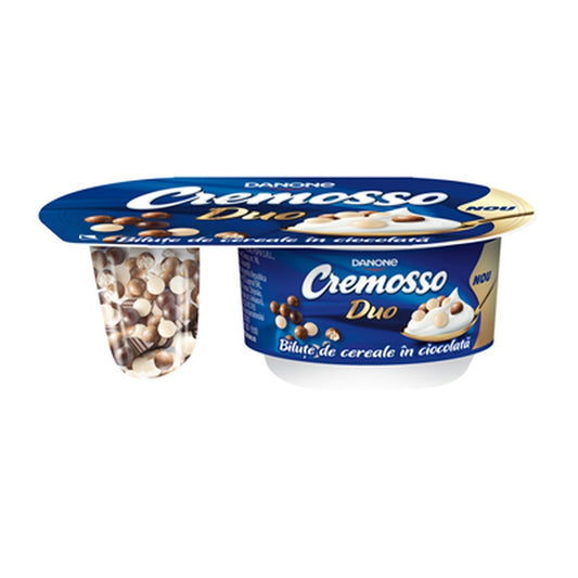 DANONE Cremosso Duo Iaurt & Bilute Ciocolata 100 g