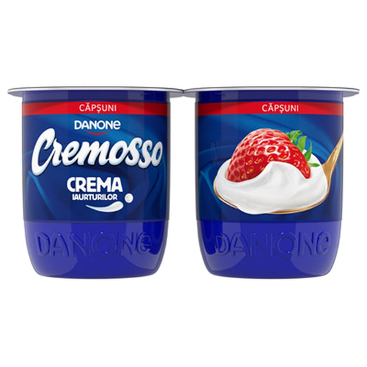 DANONE Cremosso Iaurt Capsuni 125 g