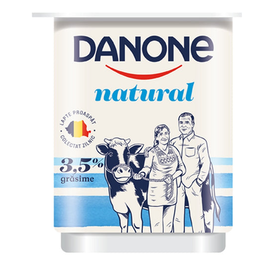 DANONE Iaurt Natural 3.5% grasime 130 g