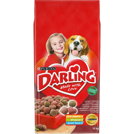 DARLING Hrana Uscata pentru Caini Vita si Legume 15 Kg