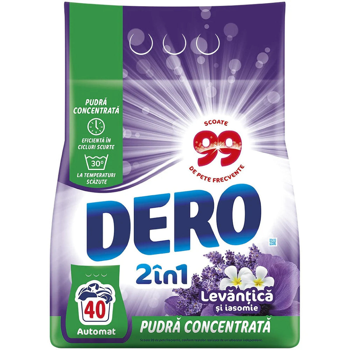 DERO 2 in 1 Detergent Rufe Lavanda 3 Kg