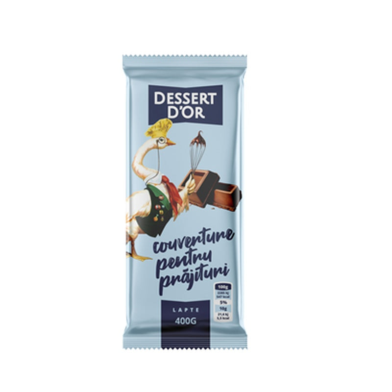 DESSERT D'OR Ciocolata de Menaj cu Lapte 400 g