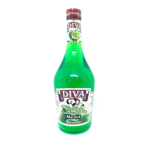 DIVA Lichior de Menta 16% SGR 0,5 L